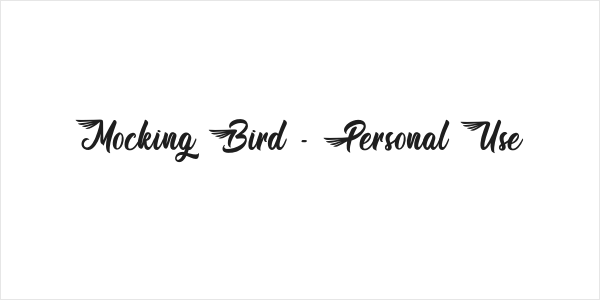 Mocking Bird - Personal Use Logo