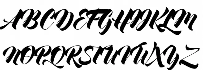 Mocking Bird Schriftart Groß