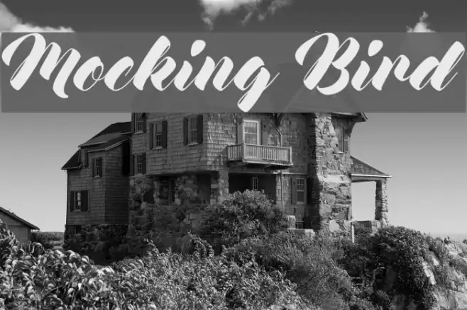 Mocking Bird Font examples