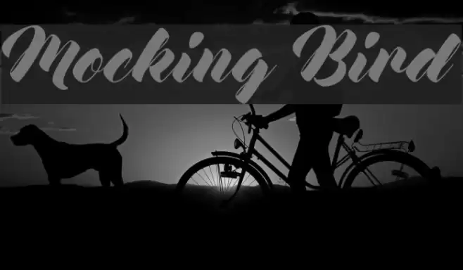 Mocking Bird Font examples