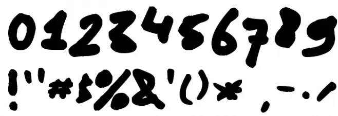 Mockup Font OTHER CHARS