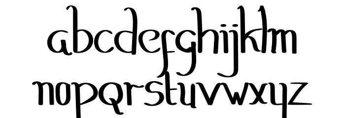 Mocopat Font LOWERCASE