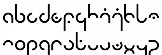 Mod Circle S Шрифта ВЕРХНИЙ