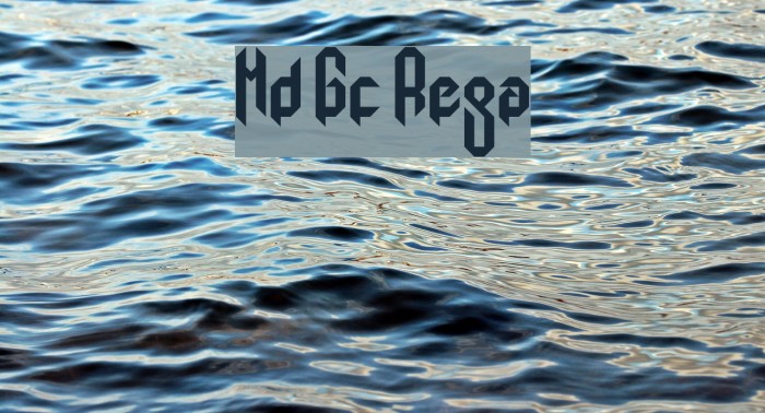 Mod Gothic Regular Font examples