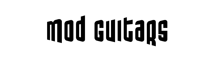 Mod Guitars Font