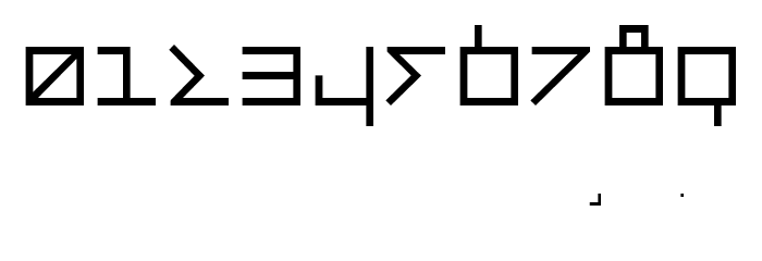 Mod Quad S Ligh Font OTHER CHARS