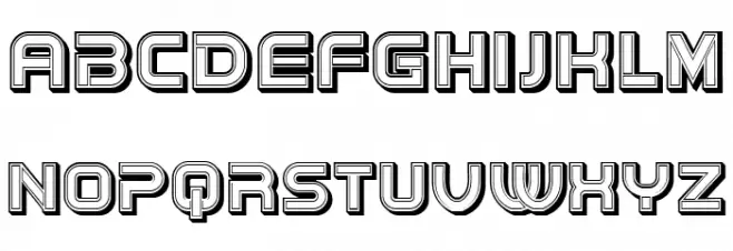 Moda Regular Schriftart Groß