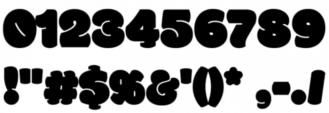 Modak Font OTHER CHARS