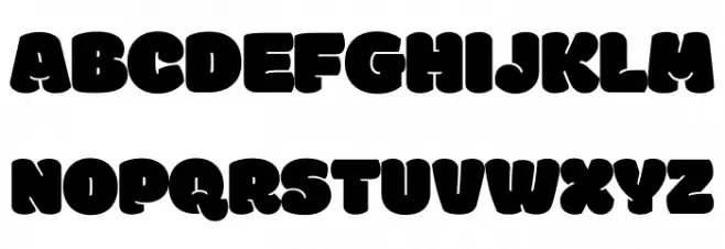 Modak Schriftart Groß