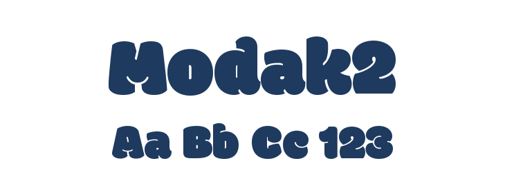 Modak2 Font Preview