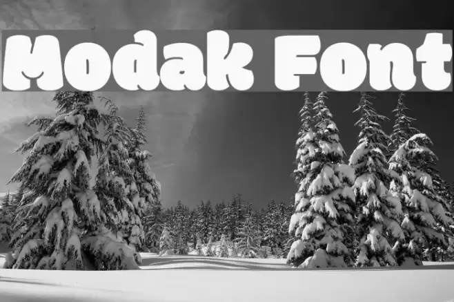 Modak Font examples