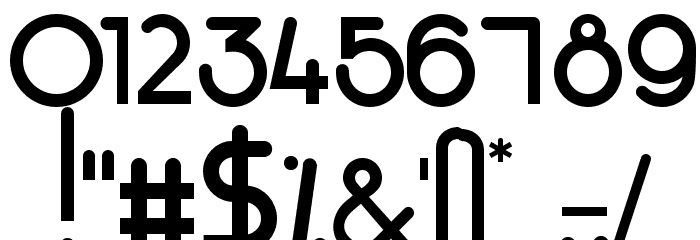 Mode G Regular Font OTHER CHARS