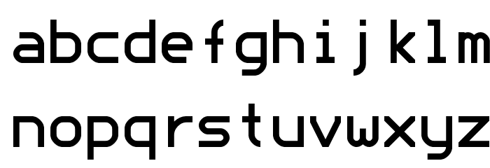 ModeNine Font LOWERCASE