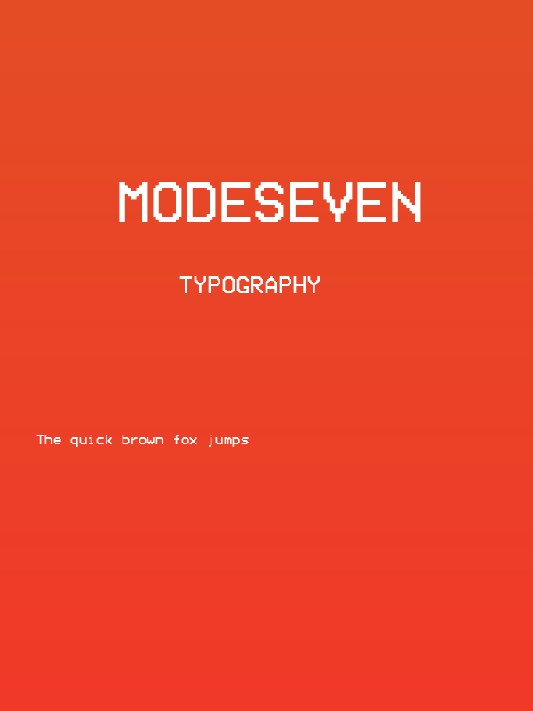 ModeSeven Poster