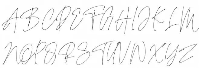 ModeStyleScript Шрифта ВЕРХНИЙ