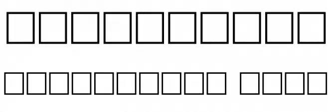 Modebats Regular Font OTHER CHARS