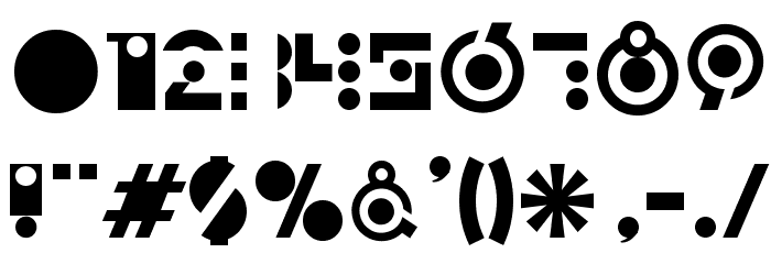 Modeccio Font OTHER CHARS