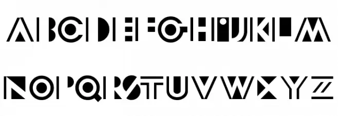 Modeccio 字体 大写