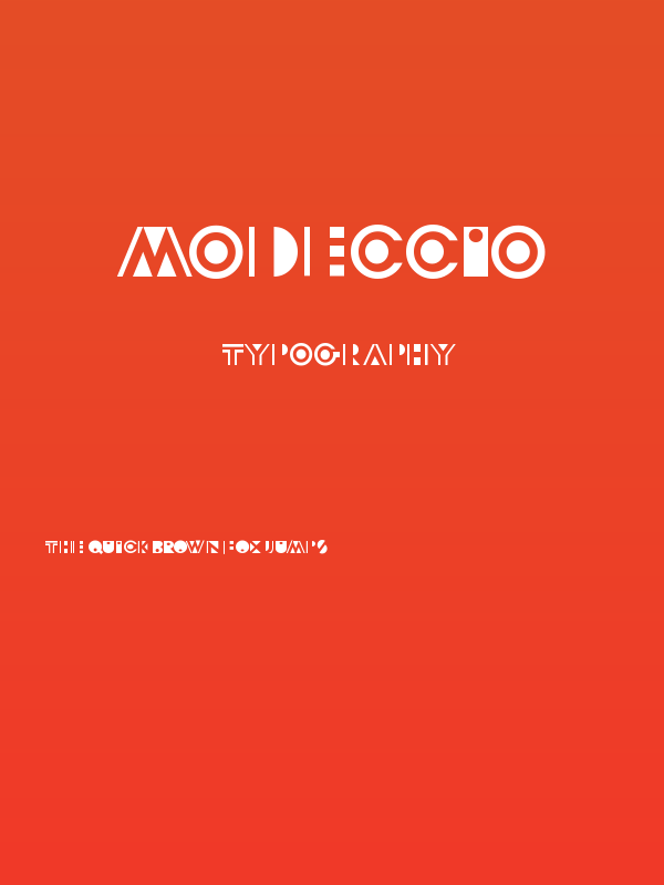 Modeccio Poster