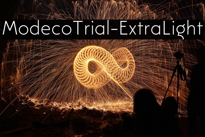 ModecoTrial-ExtraLight Example 1