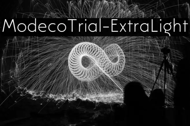 ModecoTrial-ExtraLight Example 1