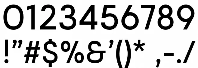 ModecoTrial-Regular Font OTHER CHARS