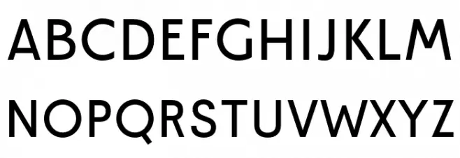 ModecoTrial-Regular Schriftart Groß