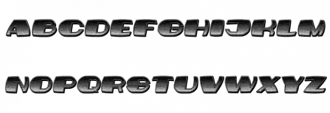 Model Italic Polices MAJUSCULES