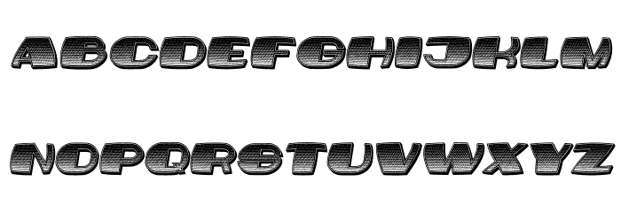 Model Italic Font LOWERCASE