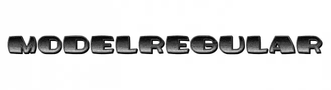 Model Regular  Скачать бесплатные шрифты