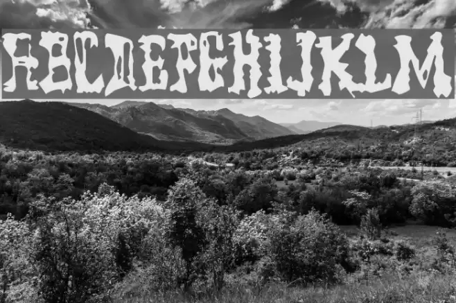 Model Worker Font examples