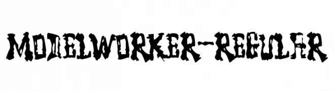 ModelWorker-Regular  Free Fonts Download