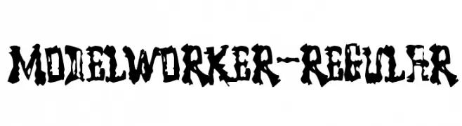 ModelWorker-Regular  Free Fonts Download