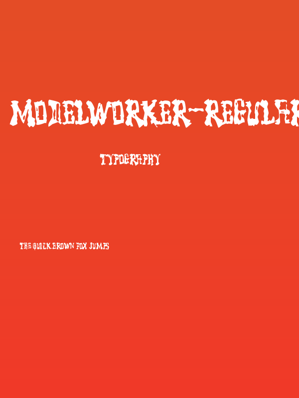 ModelWorker-Regular Poster