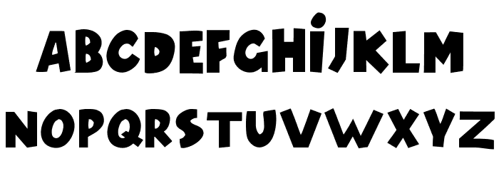 Model Font LOWERCASE