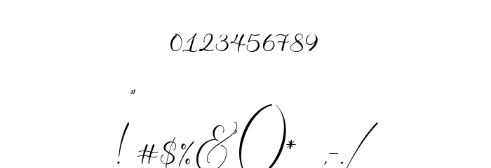 Modella Demo Font OTHER CHARS