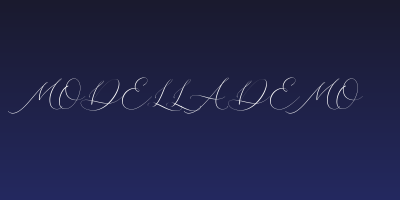 Modella Demo Social Header