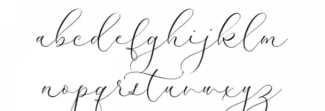 Modella Demo 字体 小写