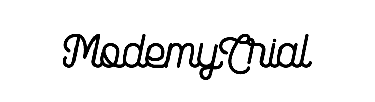 Modemy Trial Caratteri