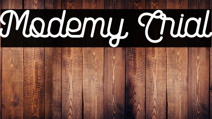 Modemy Trial Example 2