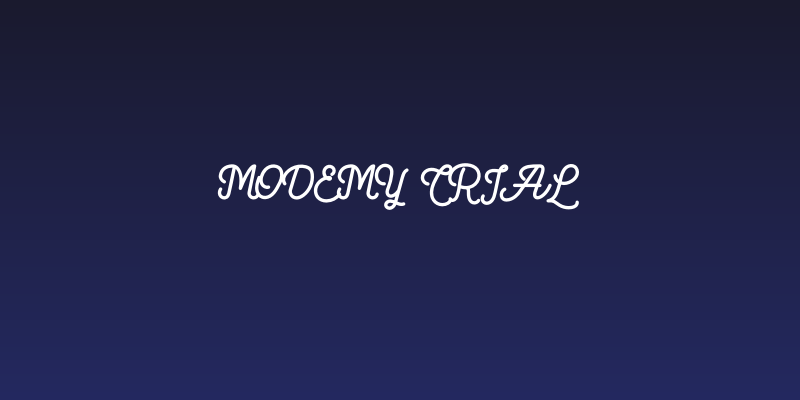 Modemy Trial Social Header