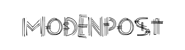 ModenPost  font caratteri gratis