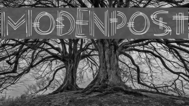 ModenPost Font examples