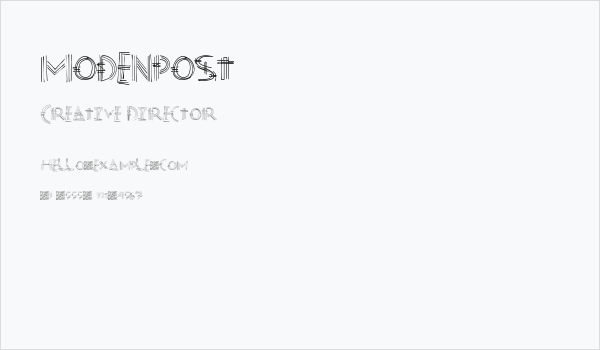 ModenPost Business Card