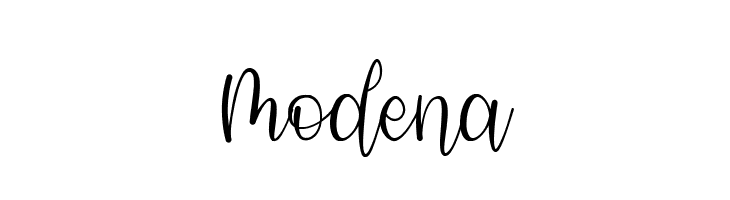 Modena  font caratteri gratis