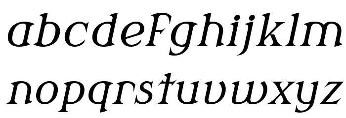 Modern Antiqua Book Oblique Fuentes MINÚSCULAS