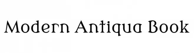 Modern Antiqua Book  フリーフォントのダウンロード