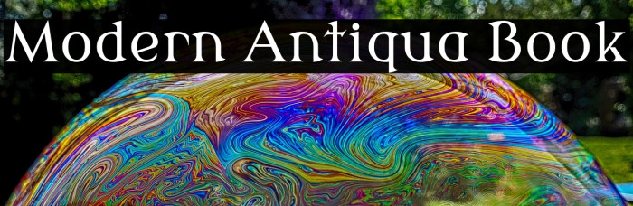 Modern Antiqua Book Example 2