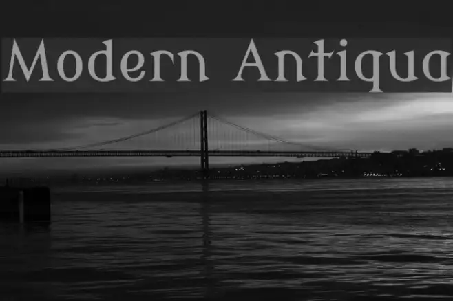 Modern Antiqua Example 3