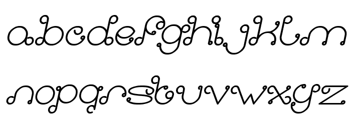 Modern Aristocrat Bold Italic Font LOWERCASE
